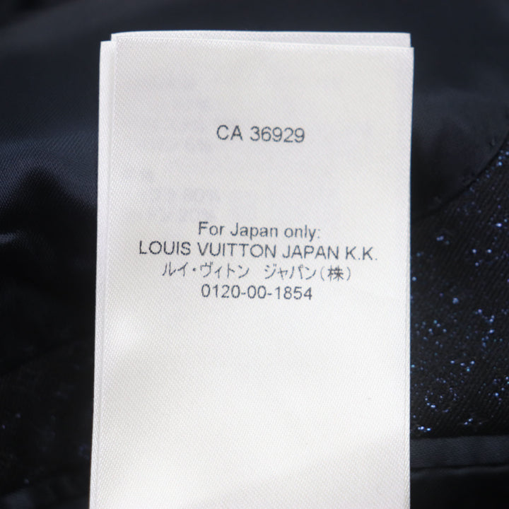 極美品▼LOUIS VUITTON ルイヴィトン 2023年製 HOFJ4E LV&amp;フラワー総柄 シングルジャケット テーラード 44 ハンガー・ガーメント 正規品
