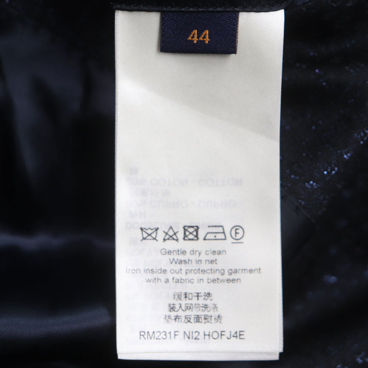 極美品▼LOUIS VUITTON ルイヴィトン 2023年製 HOFJ4E LV&amp;フラワー総柄 シングルジャケット テーラード 44 ハンガー・ガーメント 正規品
