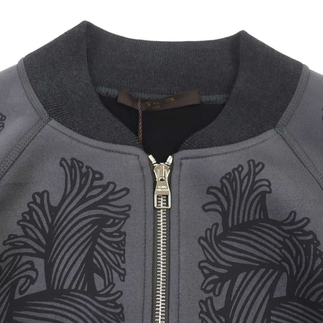 未使用品▼LOUIS VUITTON ルイヴィトン H8Y65WJD5 クリストファーネメス ロープ柄 ジップアップ ブルゾン ジャケット XS 正規品 メンズ
