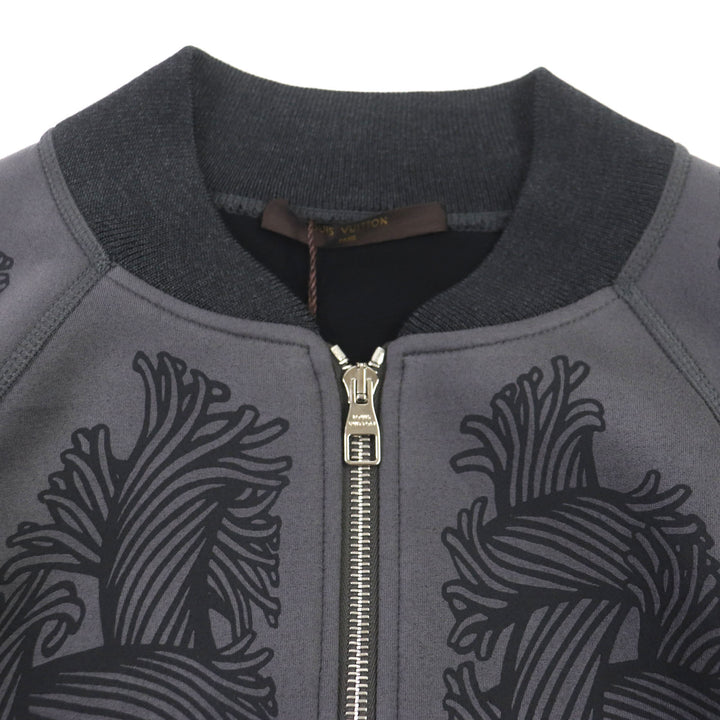 未使用品▼LOUIS VUITTON ルイヴィトン H8Y65WJD5 クリストファーネメス ロープ柄 ジップアップ ブルゾン ジャケット XS 正規品 メンズ
