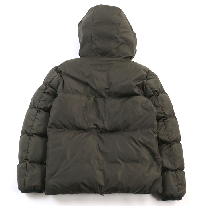 美品○MONCLER モンクレール 20-21AW F20911B56900 C0300 MONTCLA モンクラ ロゴ刺繍 ロゴワッペン ダウンジャケット 1 正規品 メンズ