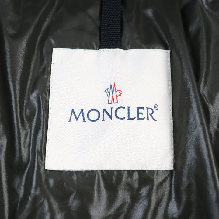 美品○MONCLER モンクレール 20-21AW F20911B56900 C0300 MONTCLA モンクラ ロゴ刺繍 ロゴワッペン ダウンジャケット 1 正規品 メンズ