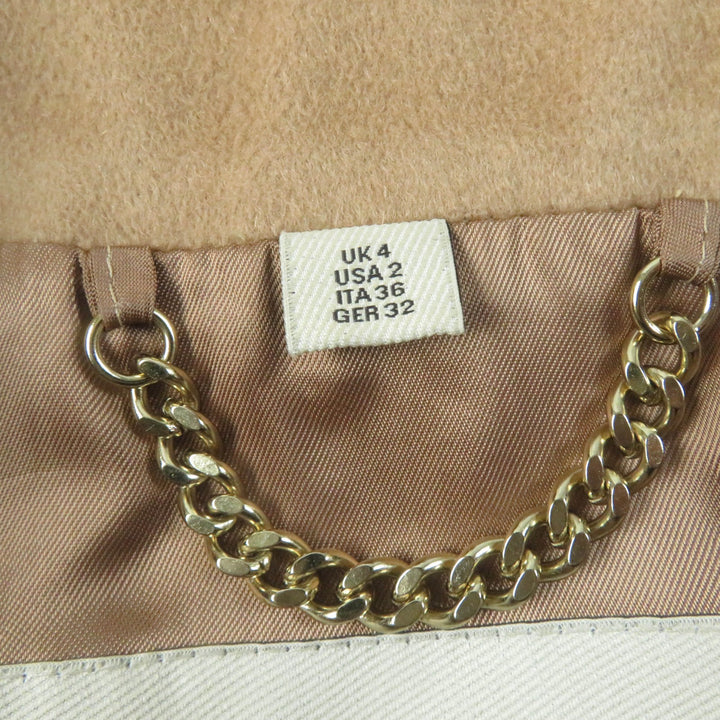 極美品☆BURBERRY LONDON バーバリーロンドン SANDRINGHAM サンドリンガム カシミヤ100％ トレンチコート ブラウン 36 正規品 レディース