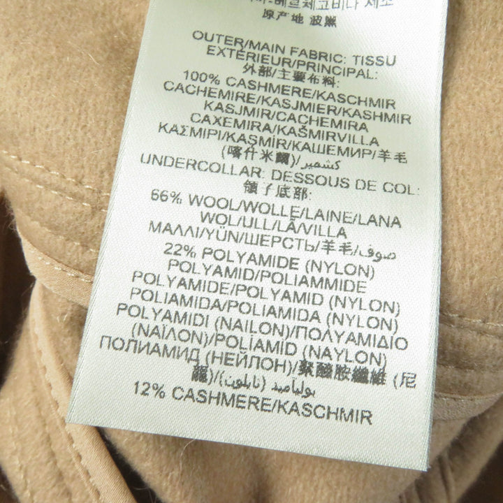 極美品☆BURBERRY LONDON バーバリーロンドン SANDRINGHAM サンドリンガム カシミヤ100％ トレンチコート ブラウン 36 正規品 レディース
