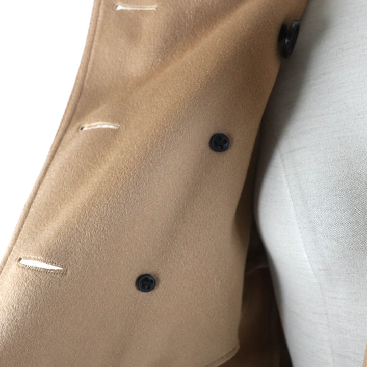 極美品☆BURBERRY LONDON バーバリーロンドン SANDRINGHAM サンドリンガム カシミヤ100％ トレンチコート ブラウン 36 正規品 レディース