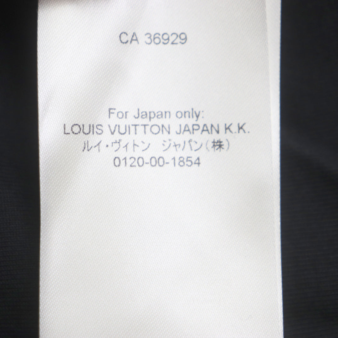 未使用品▼LOUIS VUITTON ルイヴィトン NIGO 22SS HMY04W ジャガードダミエ ボアフリースジャケット オールオーバー ブルゾン M 正規品