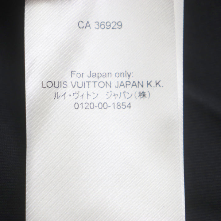 未使用品▼LOUIS VUITTON ルイヴィトン NIGO 22SS HMY04W ジャガードダミエ ボアフリースジャケット オールオーバー ブルゾン M 正規品