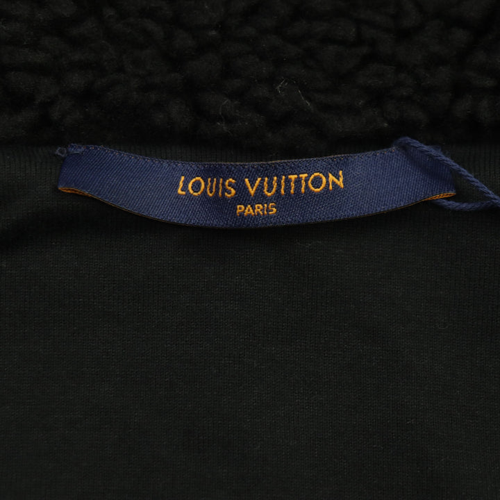 未使用品▼LOUIS VUITTON ルイヴィトン NIGO 22SS HMY04W ジャガードダミエ ボアフリースジャケット オールオーバー ブルゾン M 正規品