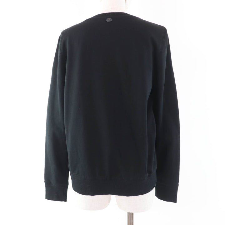 良品☆CHANEL シャネル P57408K07541 コットン ガブリエル ココマーク フロッキーロゴ スウェット ブラック 38 仏製 正規品 レディース