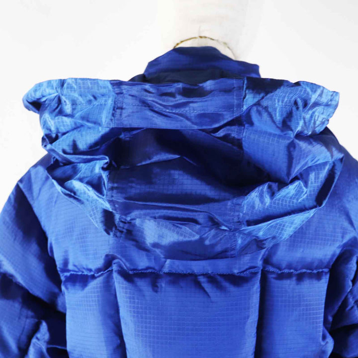 未使用品◎LOUIS VUITTON ルイヴィトン 23SS ベルト付き 裏地モノグラム ダウンジャケット ブルー 34 ハンガー付 伊製 正規品 レディース