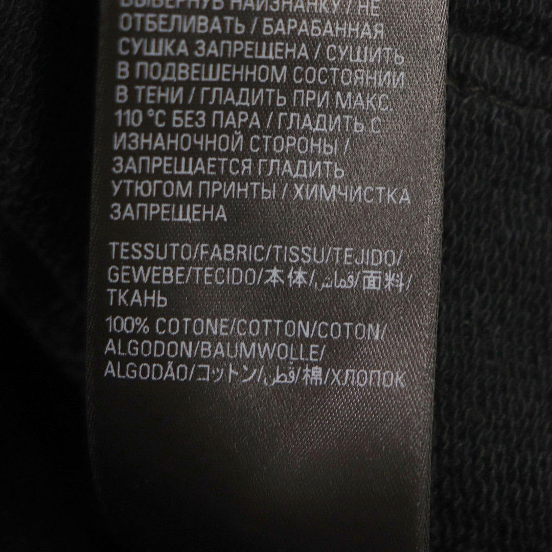 美品▼BALENCIAGA バレンシアガ 23AW 739024 ダメージ加工 ロゴプリント ラージフィット プルオーバー パーカー 1 正規品 メンズ