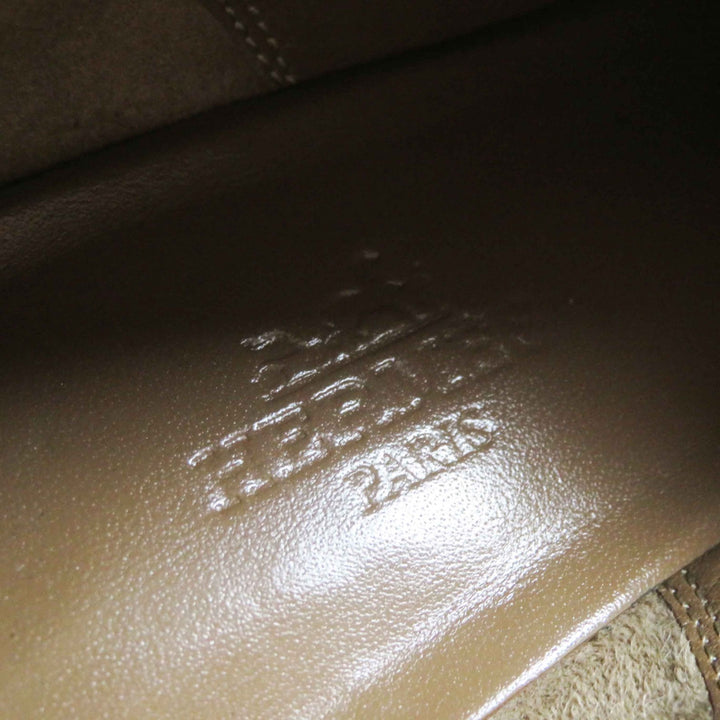 美品◎HERMES エルメス BROOKE ブルーク スウェードレザー ショートブーツ マルチ 37 箱・保存袋付 イタリア製 レディース 定価162000円