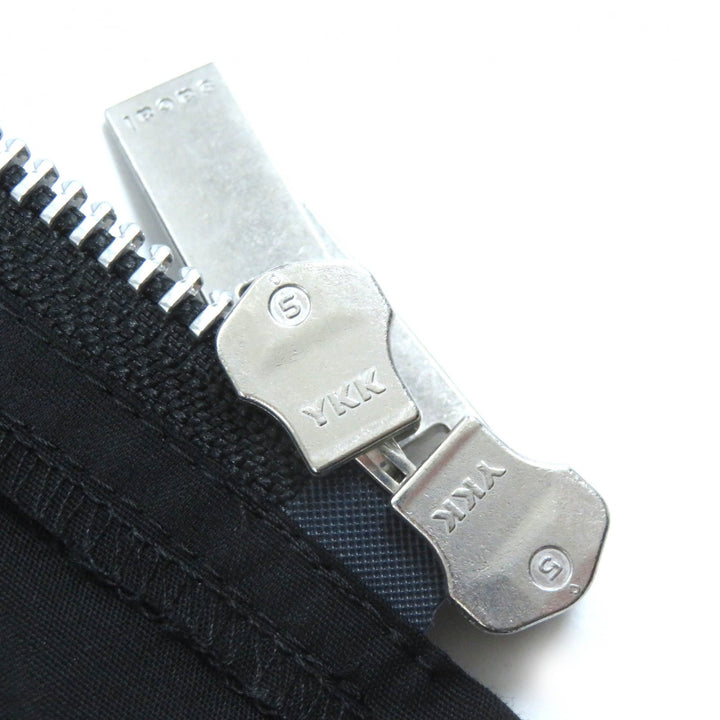未使用品△Sacai サカイ 24SS SCW-086 Cotton Poplin Zipper Skirt バイカラー ジップデザイン プリーツスカート 黒 ネイビー 0 正規品
