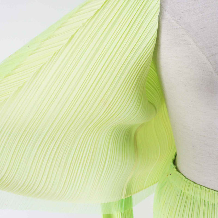 未使用品◎PLEATS PLEASE プリーツプリーズ イッセイミヤケ PP51-JO544 PP51-JG545 フラワープリント セットアップ ライトグリーン 3・2