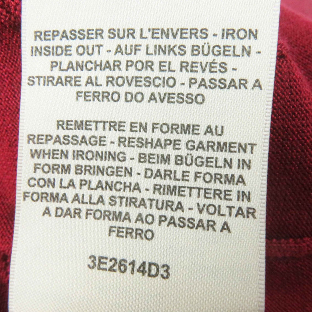 極美品◎HERMES エルメス 23SS 3E2614D3 シルク コットン シェーヌダンクル ニットプルオーバー ボルドー 38 伊製 正規品 レディース