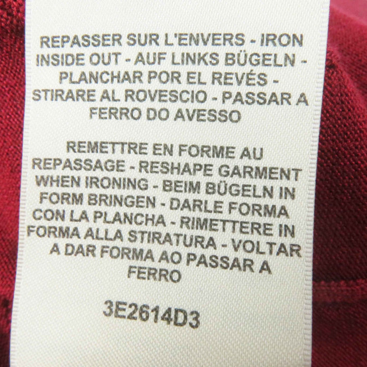 極美品◎HERMES エルメス 23SS 3E2614D3 シルク コットン シェーヌダンクル ニットプルオーバー ボルドー 38 伊製 正規品 レディース
