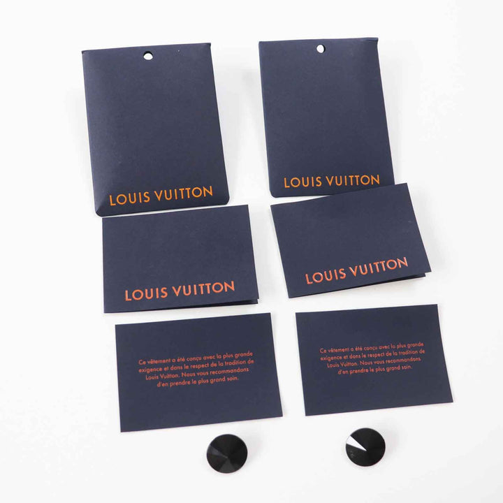 極美品◎LOUIS VUITTON ルイヴィトン 24SS 1AFEPI ベルベット アクセント デニムジャケット ブルー 36 正規品 レディース 定価435600円