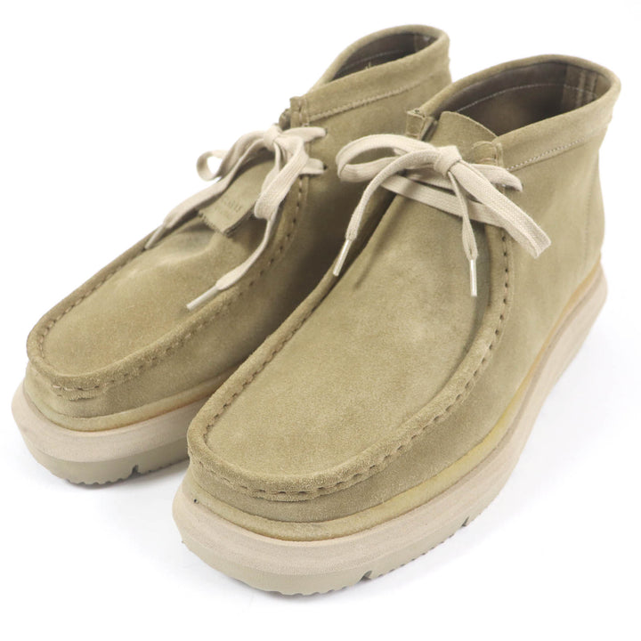 未使用品□sacai×Clarks サカイ×クラークス 23SS 23-03070M Hybrid Wallabee Boots スウェードレザー ワラビーブーツ ベージュ 6.5
