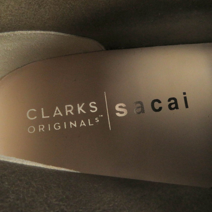 未使用品□sacai×Clarks サカイ×クラークス 23SS 23-03070M Hybrid Wallabee Boots スウェードレザー ワラビーブーツ ベージュ 6.5