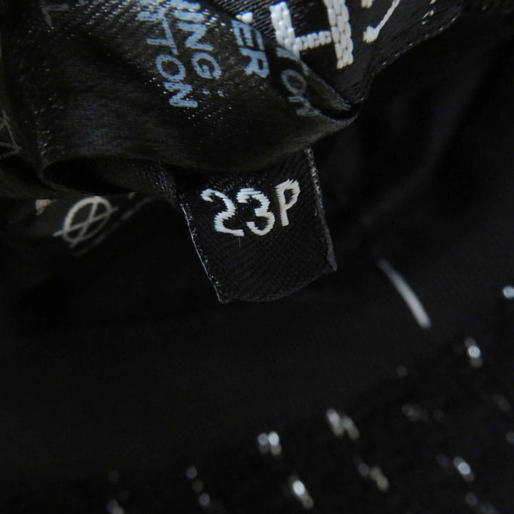 極美品◎CHANEL シャネル 2023年製 23P ココマーク付き ツイード キャスケット 帽子 ブラック シルバー M イタリア製 正規品 レディース