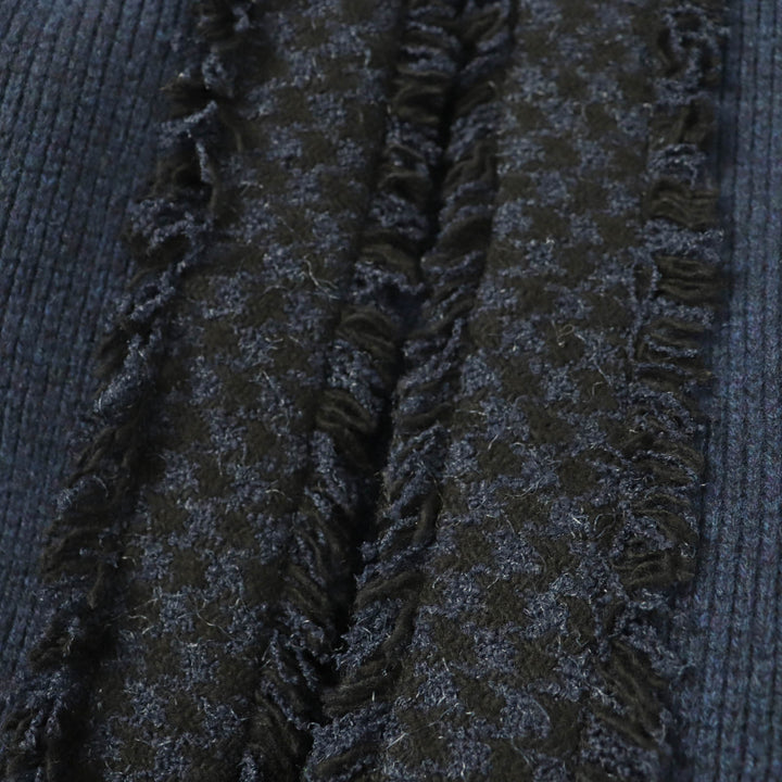 未使用品☆CHANEL シャネル 17B P57290K07490 カシミヤ100％ GABRIELLE COCO ベルト付 ニット コート ネイビー 40 イタリア製 レディース