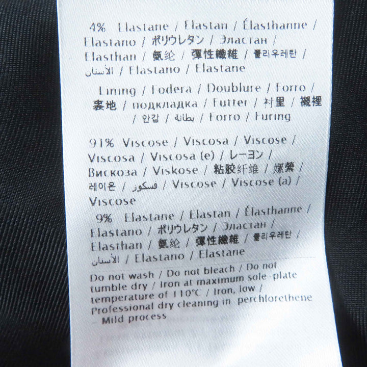 極美品◎VALENTINO ヴァレンティノ WB3VAW906FR シルク レース切替 ドッキング ワンピース ブラック 44 イタリア製 正規品 レディース