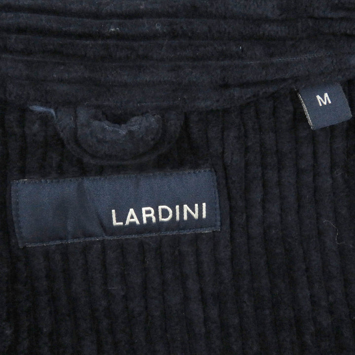 美品□LARDINI ラルディーニ JNAMA コットン シングル コーデュロイ テーラードジャケット ダークネイビー M イタリア製 正規品 メンズ