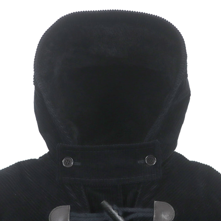 美品▼SAINT LAURENT PARIS サンローランパリ 529578 裏地ムートン コーデュロイ ロゴ入りトグルボタン ダッフルコート 44 正規品 メンズ
