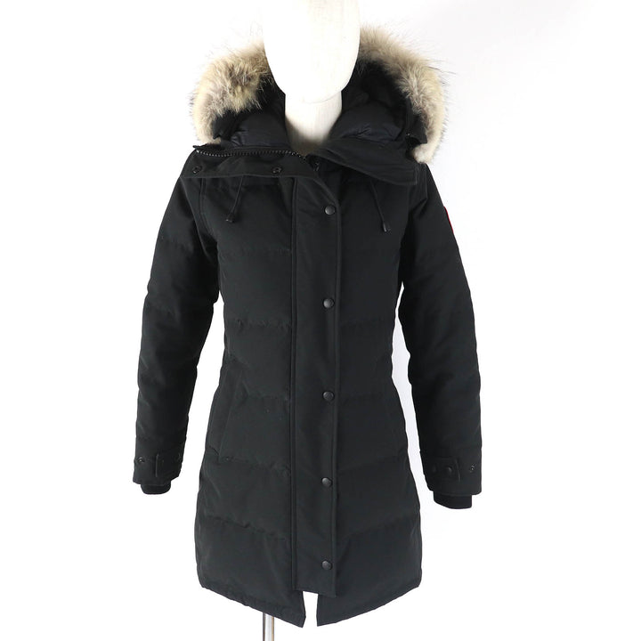 良品△CANADA GOOSE カナダグース 3802LA SHELBURNE PARKA シェルバーンパーカ ファー・フード付 ダウンコート ダウンジャケット XS 正規