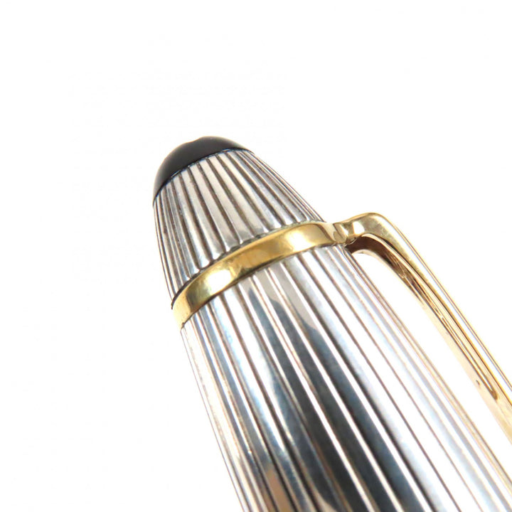 訳有▼MONTBLANC モンブラン マイスターシュテュック 146 ソリテール SV925 ペン先18K EFニブ ホワイトスター 万年筆 総重量49.7g