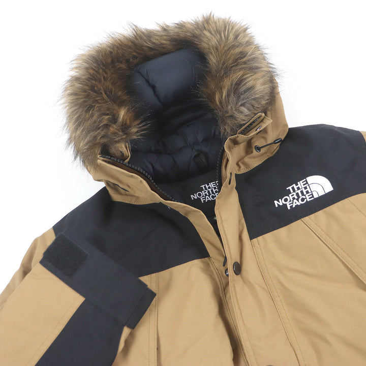 極美品□THE NORTH FACE ザ・ノースフェイス ND91935 Mountain Down Coat ゴアテックス ダウンコート ジャケット ブラウン S 正規品