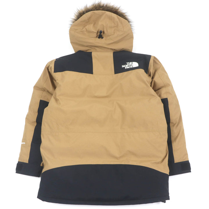 極美品□THE NORTH FACE ザ・ノースフェイス ND91935 Mountain Down Coat ゴアテックス ダウンコート ジャケット ブラウン S 正規品