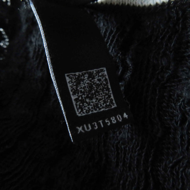 美品◎CHANEL シャネル P72078 ココマークボタン付き バイカラー 半袖 ワンピース ブラック ホワイト 36 イタリア製 正規品 レディース