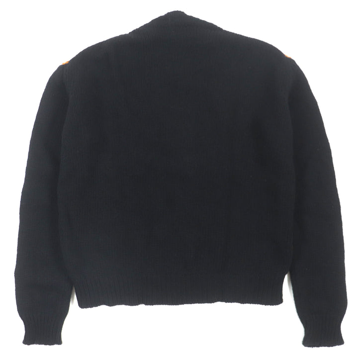 極美品▼MARNI×CARHARTT マルニ×カーハート 23SS GCMD0375Q0 ウール シルク ロゴ ジャガードニット セーター 40 正規品 メンズ