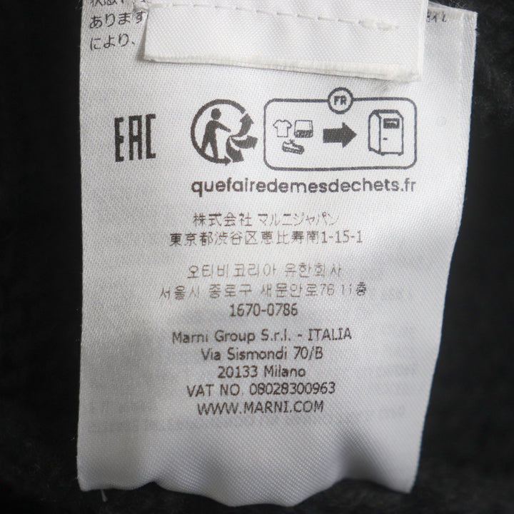 極美品▼MARNI×CARHARTT マルニ×カーハート 23SS GCMD0375Q0 ウール シルク ロゴ ジャガードニット セーター 40 正規品 メンズ