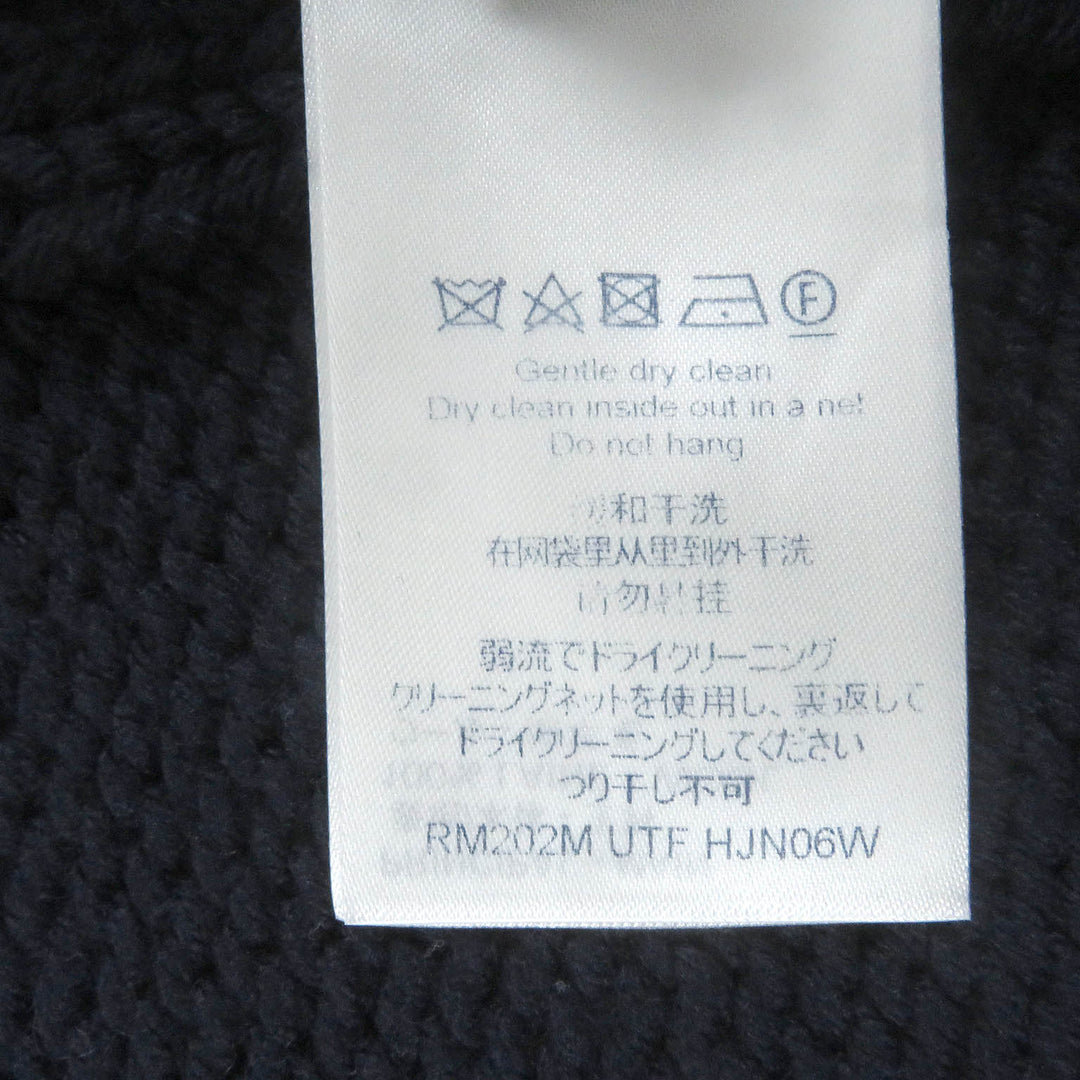 極美品□LOUIS VUITTON ルイヴィトン 20AW ヴァージルアブロー LVロゴ インタルシアボタン ニットジャケット XL イタリア製 正規品