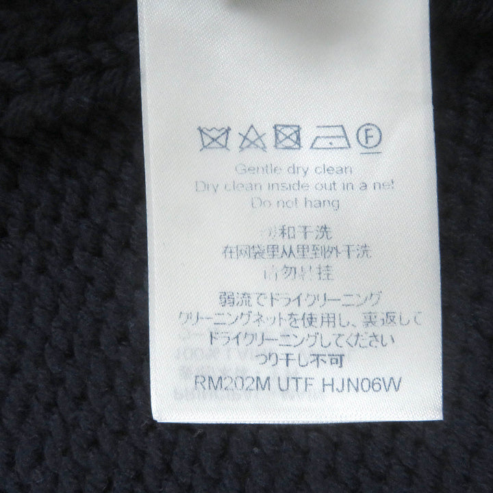 極美品□LOUIS VUITTON ルイヴィトン 20AW ヴァージルアブロー LVロゴ インタルシアボタン ニットジャケット XL イタリア製 正規品
