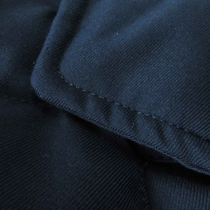 美品◎Pyrenex ピレネックス GRENOBLE グルノーブル ワッペン・ラクーンファー・フード付き ダウンコート ネイビー 34 正規品 レディース