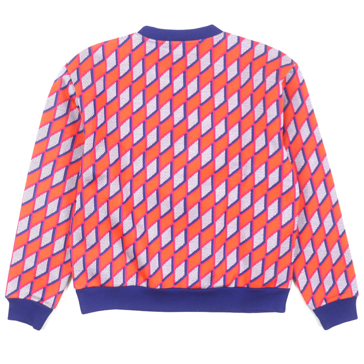 未使用品▼LOUIS VUITTON ルイヴィトン 22AW ダイヤモンドダミエ クルーネック スウェットシャツ ニット マルチ L 伊製 正規品 メンズ