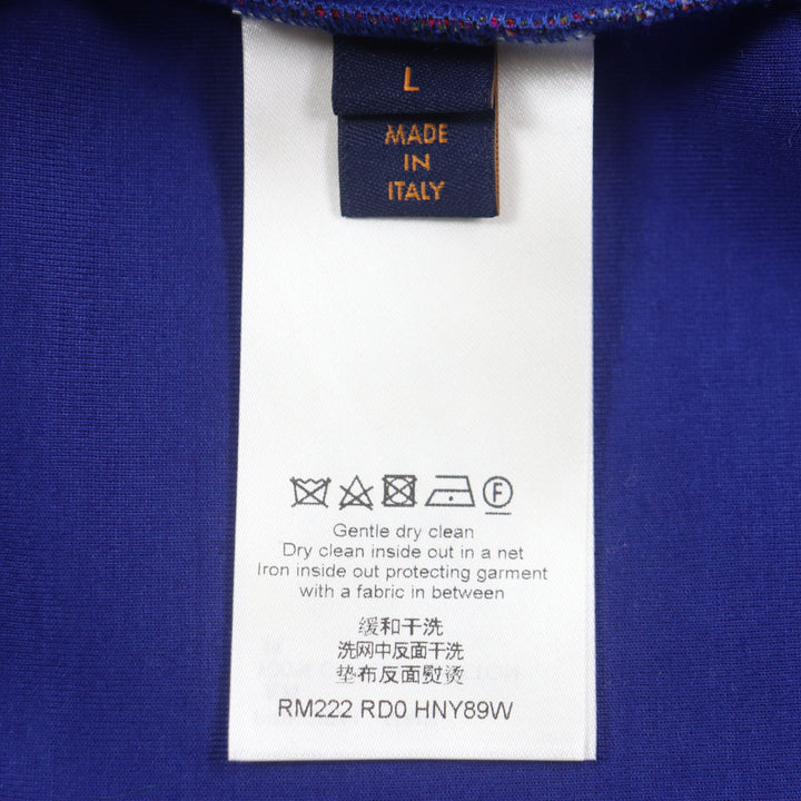 未使用品▼LOUIS VUITTON ルイヴィトン 22AW ダイヤモンドダミエ クルーネック スウェットシャツ ニット マルチ L 伊製 正規品 メンズ