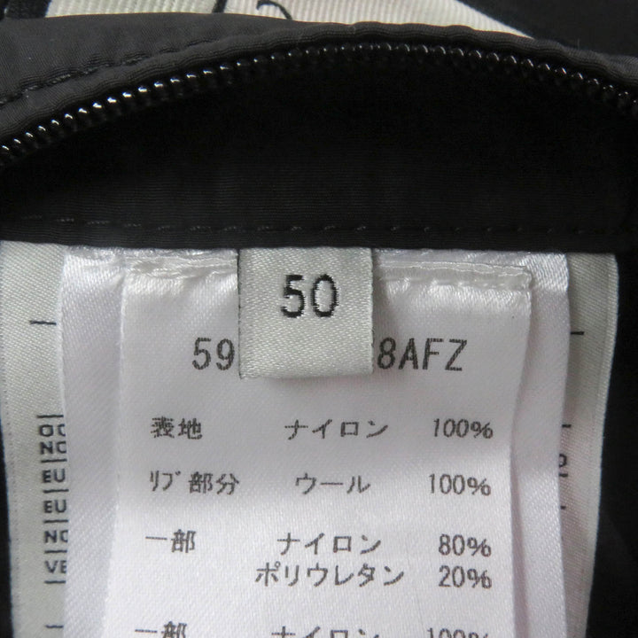 美品□GUCCI グッチ 598725 GGジャガード サイドライン ロゴ総柄 フーデッド ダウンコート ジャケット ブラック 50 イタリア製 正規品