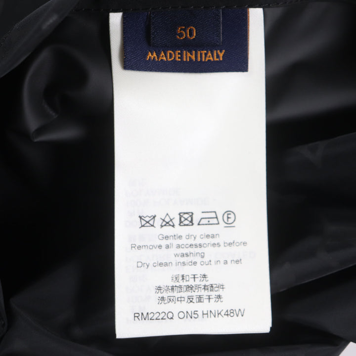 美品▼ルイヴィトン 22AW HNK48W ミッドレングスモノグラム ウインドブレーカーパーカー 50 ハンガー・ガーメント付き 正規品 メンズ