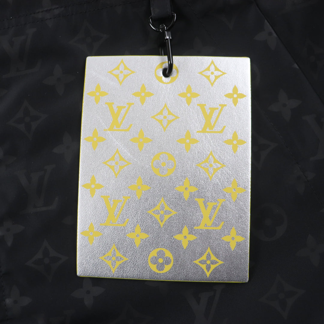 美品▼ルイヴィトン 22AW HNK48W ミッドレングスモノグラム ウインドブレーカーパーカー 50 ハンガー・ガーメント付き 正規品 メンズ