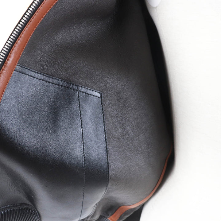 美品◎LOUIS VUITTON ルイヴィトン FJLJ12XKN 羊革 モノグラム リバーシブル ムートンジャケット ダークブラウン 正規品 レディース