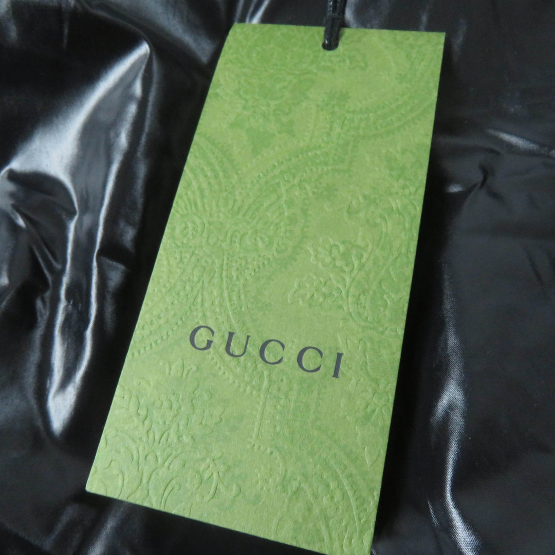 未使用品☆GUCCI グッチ 761698 GGキャンバス ボンバージャケット 現行品 2WAY ダウンジャケット 36 正規品 レディース 定価583000円