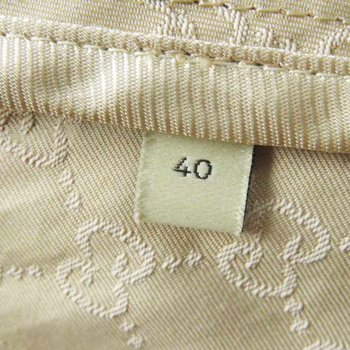 極美品◎GUCCI グッチ 2024年製 771441 GG柄 ベルト付き ワイドスリーブ オーバーシルエット ロング シングルトレンチコート ベージュ 40