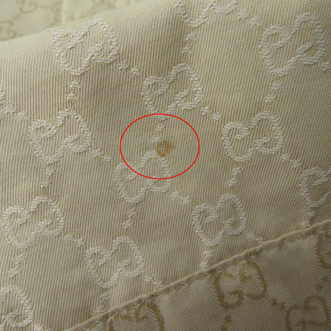 極美品◎GUCCI グッチ 2024年製 771441 GG柄 ベルト付き ワイドスリーブ オーバーシルエット ロング シングルトレンチコート ベージュ 40