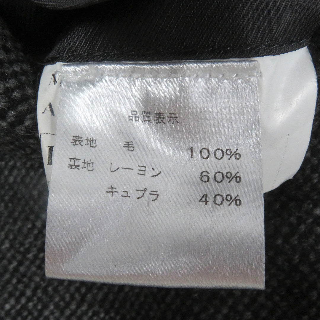 極美品□ERRICO FORMICOLA エリコフォルミコラ ウール100％ ツイードコート チェスターコート グレー 44 イタリア製 正規品 メンズ