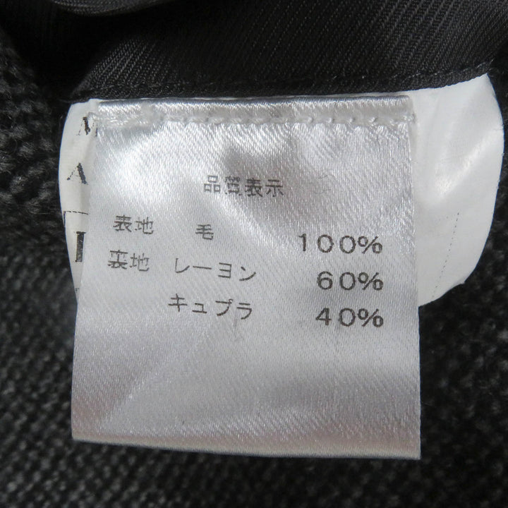 極美品□ERRICO FORMICOLA エリコフォルミコラ ウール100％ ツイードコート チェスターコート グレー 44 イタリア製 正規品 メンズ