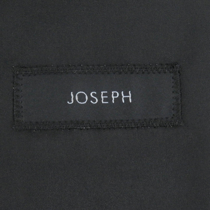 未使用品□JOSEPH ジョセフ 羊革 WZIP シングルライダース ラムレザージャケット ブルゾン ブラック 48 正規品 メンズ 定価187000円